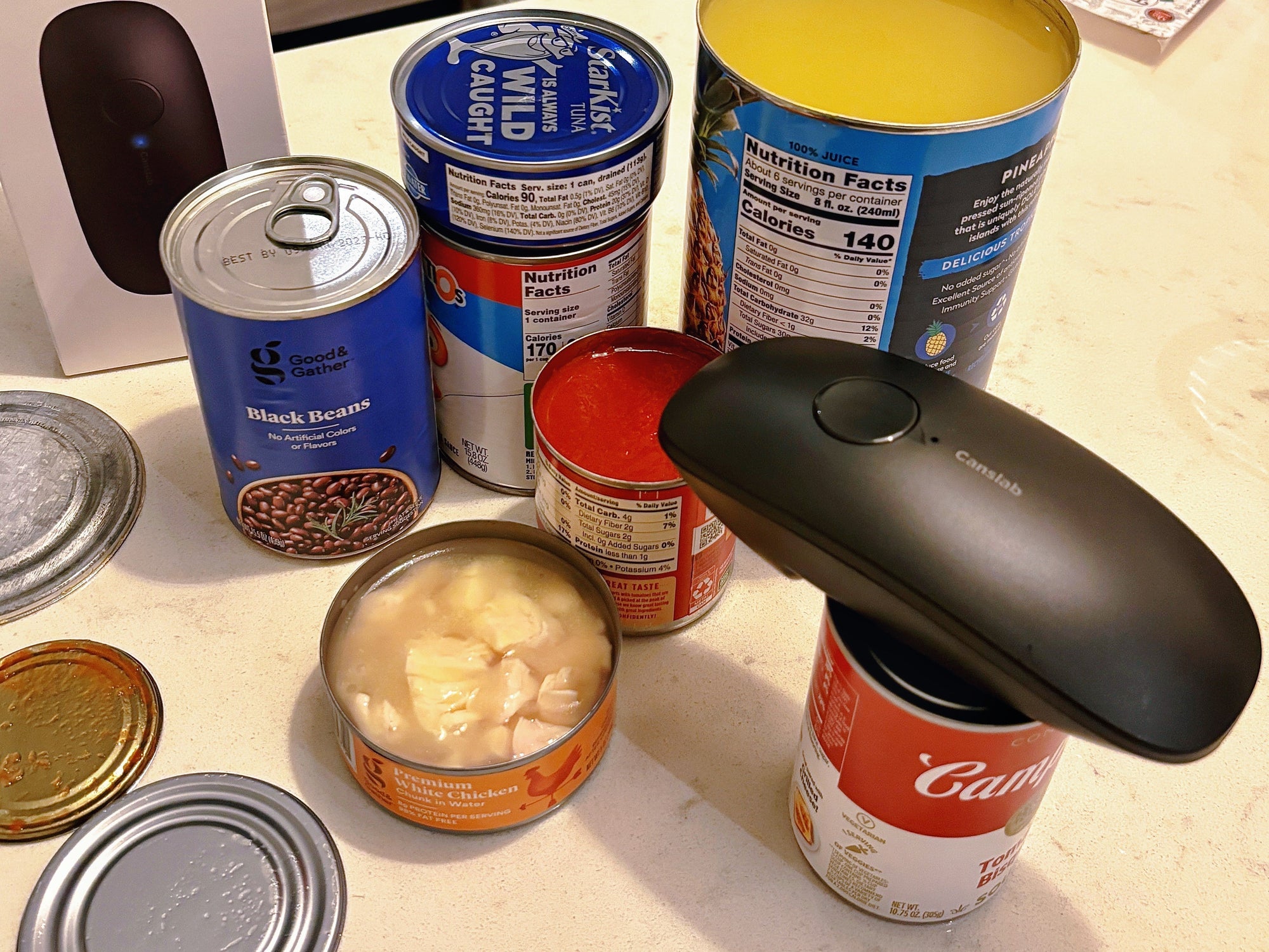 Indulge in the Convenience of Canlsab Auto Can Opener