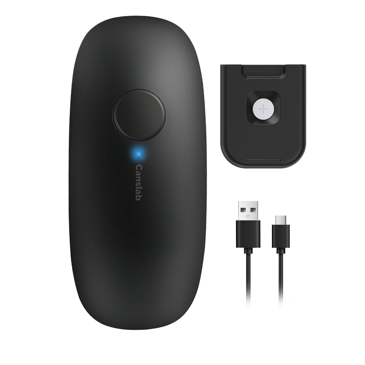 Canslab 1st Rechargeable Can Opener, Black